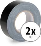 Stagecaptain DT-4850BK-PRO textil ragasztószalag Gaffa 50m 2 db-os fekete (KST84503)