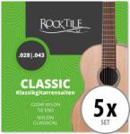 Rocktile Klasszikus Gitár Húrok 5 darabos csomag (KST33309)