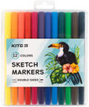 Kite Флумастери и тънкописец sketch Kite 12 цвята (1608005-58-K22-044)