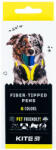 Kite Флумастери Kite Dogs 6 цвята в кутия (1608013-K22-446)