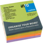INFO NOTES Самоз лист Info Notes Springmix Неон 75х75mm 400 (1901048-58-5654-75)