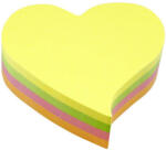 INFO NOTES Самоз лист Info Notes Сърце неон 70х70mm 200 л (1901035-СЦ-58-5823-39)