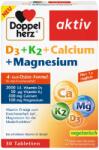 Doppelherz D3 + K2 + Calciu + Magneziu Aktiv, 30 comprimate, Doppelherz - springfarma