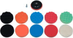 TOYA Set de discuri de polizare cu scai 12 piese 125 mm M14 (YT-47931)