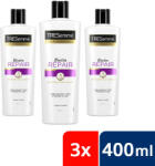 TRESemmé Biotin Repair hajbalzsam károsodott hajra biotinnal (3x400 ml) + ajándék fésű + ajándék hajcsat