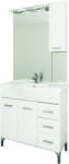 Savini Set mobilier baie Smart alb 85 cm 835/811 3 piese