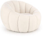  GÁSPÁR bouclé fotel - krémszínű (HL94729)
