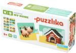 Puzzlika Puzzle pentru copii, 2 Ani+, Puzzlika - Casuta animalelor (13074) Puzzle