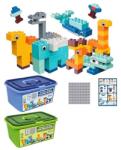 Flippy Set piese de constructii pentru copii, Flippy, Animal series, 134 piese, Multicolor (103237)