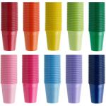  Műanyag pohár 100db - platina-ezüst