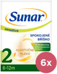 Sunar 6x SUNAR Tej Sensitive 2, folytatódó csecsemőtápszer 500 g, 6h+
