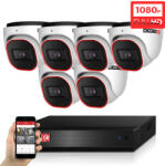 Provision-ISR AHD-23B Dome 6 biztonsági kamerás kamerarendszer Full HD 2MP