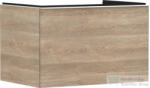 Hansgrohe XELU Q 78x57 cm-es 1 fiókos fali szekrény pulthoz, matt fehér fogantyúval, természetes tölgy 54056700 (54056700)