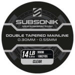 Sonik SUBSONIK DOUBLE TAPERED MAIN LINE CLEAR 12LB 990m (3x330) FELVASTAGODÓ FŐZSINÓR (E-SNRC0041)