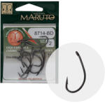 Maruto Horog 8714bd Carp Hooks Hc T. D. E. 5° Barbed Forged Black Nickel 12 (e-43010012)