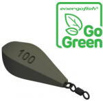 Carp Expert Torpedo Forgós Távdobó ólom 100g Szinezett Go Green (e-fl239900)