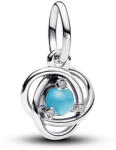 Pandora türkizkék örökkévalóság kör függő charm - 793125C12 (793125C12)