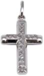 Ékszershop Vésett fehérarany kereszt medál (1296936)