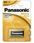 Asalite Panasonic Alkáli 9V Elem 6LR61 BL/1