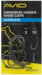 Avid Carp Armorok Hooks Wide Gape 6 Barbless (A0520023)