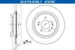 ATE féktárcsa ATE 24.0118-0162.1