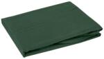 EUROFIRANY Dina pamut-szatén gumis lepedő Sötétzöld 220x200 cm +30 cm