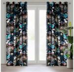 EUROFIRANY Alani bársony sötétítő függöny Fekete 140x270 cm - homeandstyle - 7 831 Ft