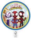 Pókember Spidey papírtányér 8 db-os 23 cm FSC - lord