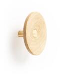  Fogas Viefe ZOOT gomb, 120mm, fa- alumínium, csiszolt sötét sárgaréz + töl (7001120N29116)