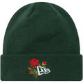 New-Era Sapkák Rose Icon Cuff Knit Beanie Hat Zöld Egy méret