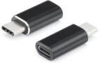  Lightning - Type C átalakító adapter, fekete
