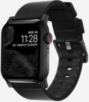 Nomad Active Apple Watch 46mm / 45mm / 44mm / Ultra 49mm bőr szíj - fekete/fekete