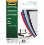 Fellowes Hátlap, A4, 280mikron, pp, matt, FELLOWES "Futura", fekete, 100db/cs (5476602) - tonerpiac