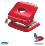 Rapid Lyukasztó, kétlyukú, 30 lap, RAPID "FC30", meggyvörös (23639403) - tonerpiac