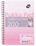 Pukka Pad Spirálfüzet, A5, vonalas, 100 lap, PUKKA PAD "Irlen Jotta Rose (IRLJOTA5(ROSE)) - tonerpiac