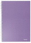 Esselte Spirálfüzet, A5, vonalas, 80 lap, ESSELTE "Colour`Breeze", levendula (628474)