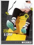 Shkolyaryk Publishing House Spirálfüzet, A4+, vonalas, 80 lap, SHKOLYARYK "Get a grip", vegyes (A4-080-6520L)
