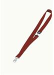 Durable Azonosítókártya-tartó, nyakba akasztható, biztonsági csattal, DURABLE, piros, 10db/cs (813703)
