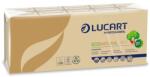 Lucart Papír zsebkendő, 4 rétegű, 10x9 db, LUCART "EcoNatural", barna (843166) - tonerpiac