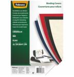 Fellowes Hátlap, A4, 250 g, fényes, FELLOWES "Chromolux", piros, 100db/cs (5378303)