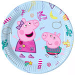 Nickelodeon Peppa papírtányér, party tányér 8 DARABOS, 23 cm FSC Nr3