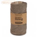  Macrame String (Kifésülhető), 3mm - Sötét bézs