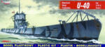Mirage Hobby Deutsches U-Boot U 40 Typ IX A Turm I 1: 400 (40045)