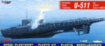Mirage Hobby Deutsches U-Boot U 511 Typ IX B Turm I und WG42 1: 400 (40042)