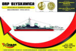Mirage Hobby ORP 'Blyskawica' 1943/2012 Camouflage 1: 400 (400001)