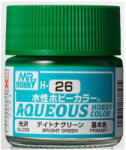 Mr Hobby Aqueous Hobby Color Paint (10 ml) Brigth Green H-026