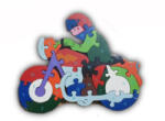  Játék Fa Kirakó Motorbicikli