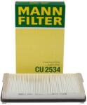 Mann-filter Filtru, aer habitaclu MANN-FILTER CU2534 (CU2534)