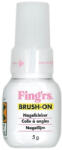 Fing'rs Lipici unghii false si tipsuri cu pensula Fing rs, 5 ml, Made in Japan