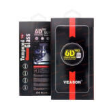 Veason 6D Full Glue edzett üveg - Iphone 13 fekete